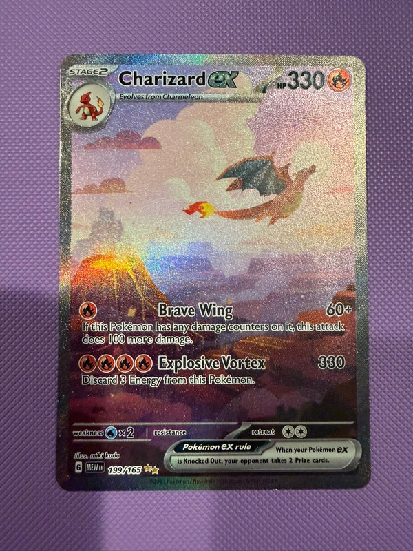 2023 Pokemon Mew En #199 Charizard ex Special Illustration Rare Near Mint